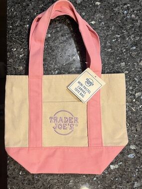 Trader Joe’s Canvas Bag Pink